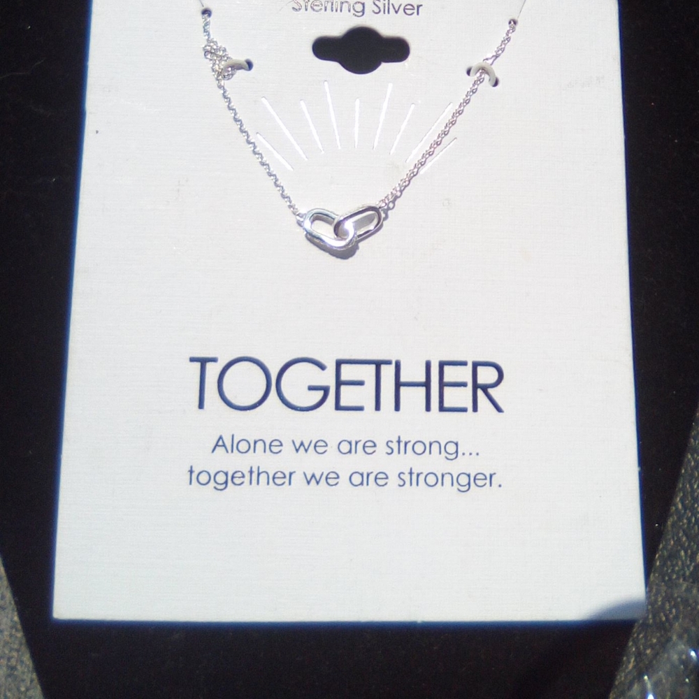 NWTS STERLING SILVER TOGETHER NECKLACE